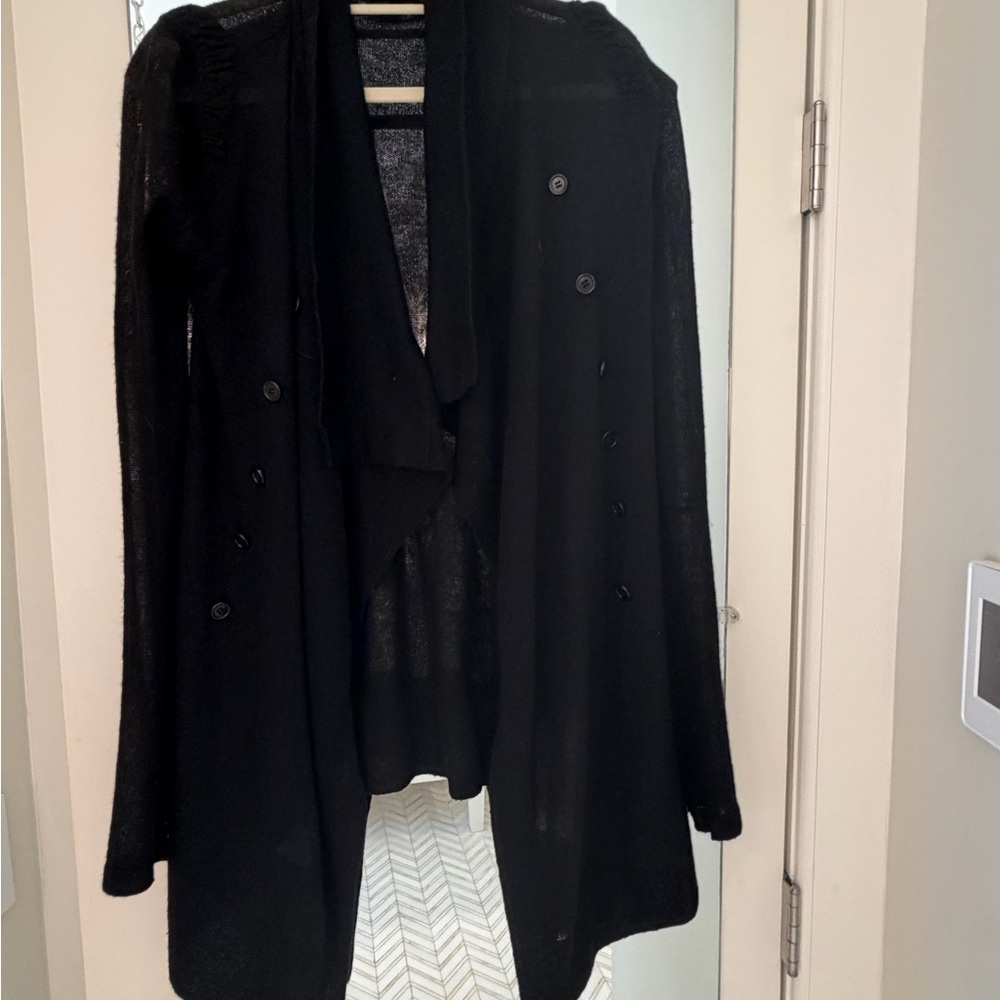 Ann Demeulemeester Black Knitwear